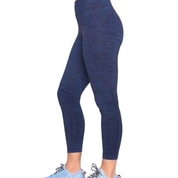 Outdoor Voices Core 3/4 Leggings Blue - Picture 2 of 3
